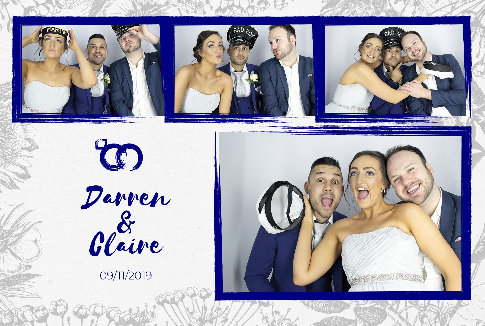 Darren and Claire’s Wedding  | View more photos from the event at gallery.myphotoboothexperience.co.uk/u/MyPhotoBoothExperienceLtd/Darren-and-Claire’s-Wedding